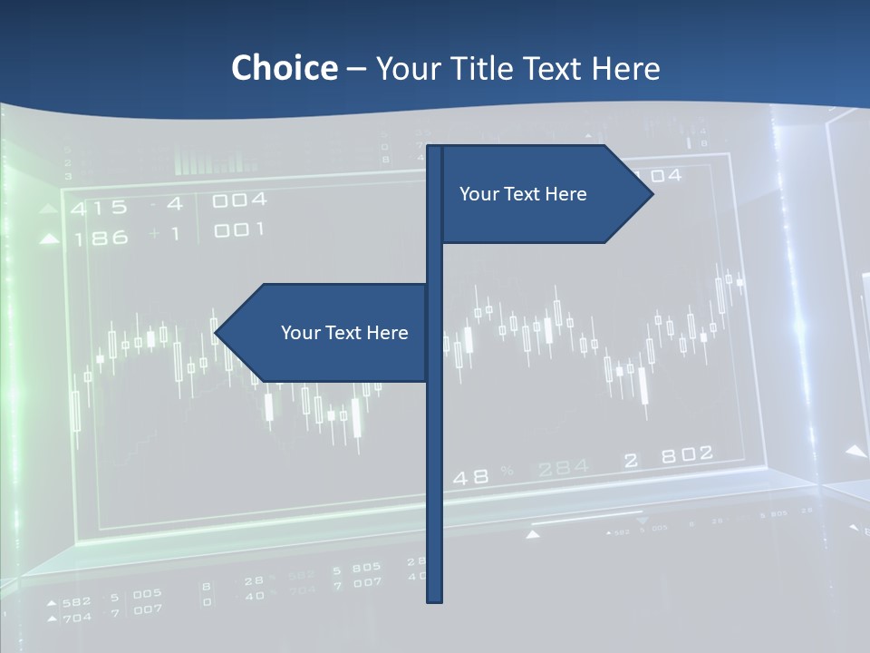 Chart Loss Selling PowerPoint Template