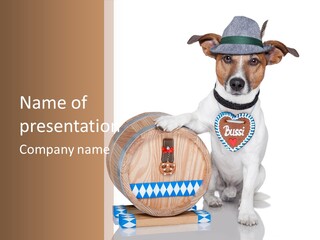 Measure Massa Hat PowerPoint Template