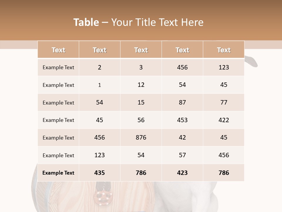 Measure Massa Hat PowerPoint Template