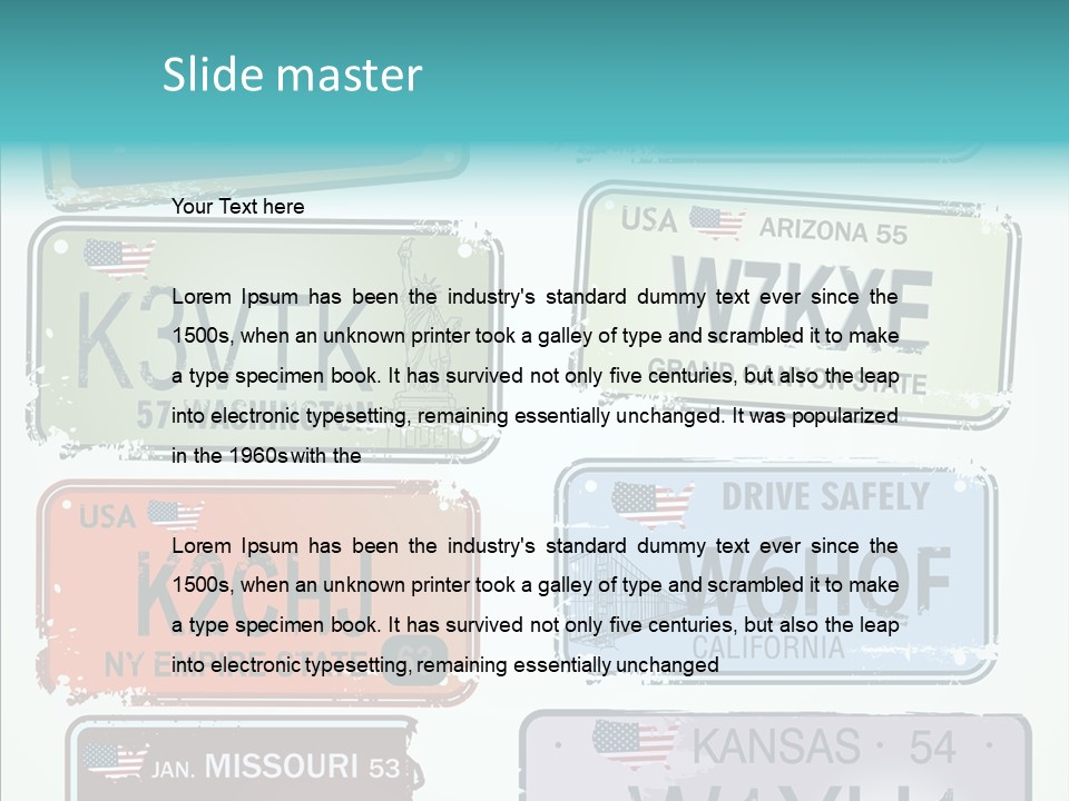 Road Traffic Transportation PowerPoint Template