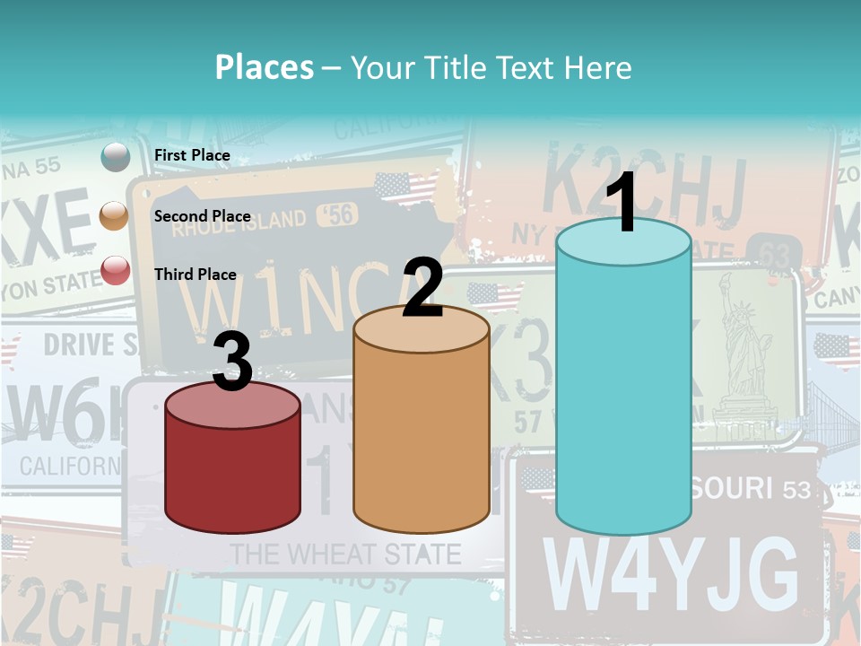 California Road Retro PowerPoint Template