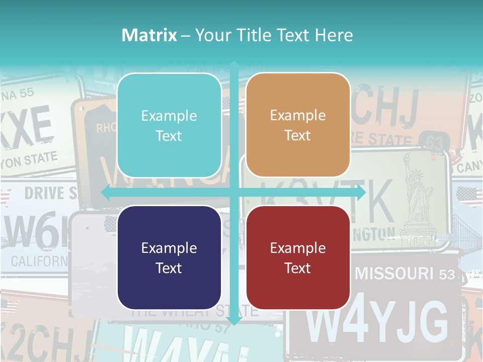 California Road Retro PowerPoint Template