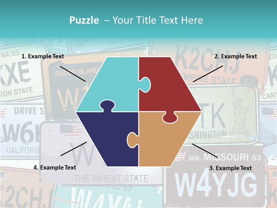 California Road Retro PowerPoint Template