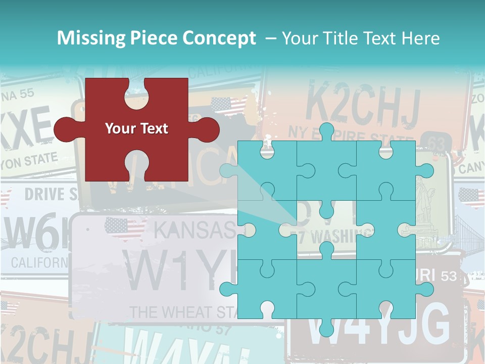 California Road Retro PowerPoint Template