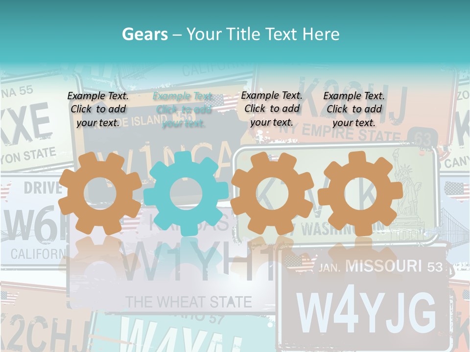 California Road Retro PowerPoint Template