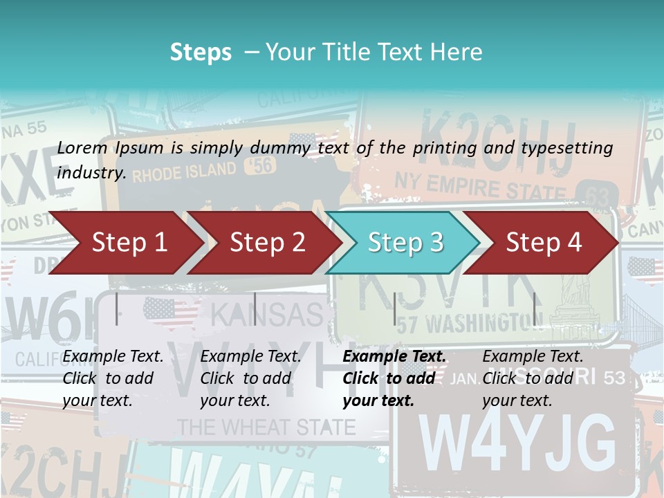 California Road Retro PowerPoint Template