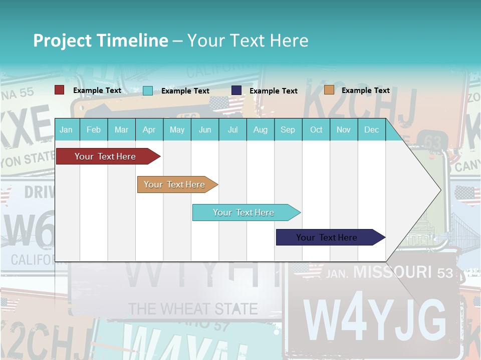 California Road Retro PowerPoint Template