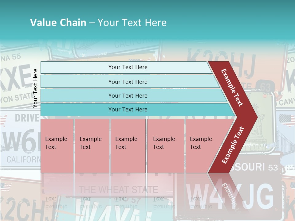 California Road Retro PowerPoint Template