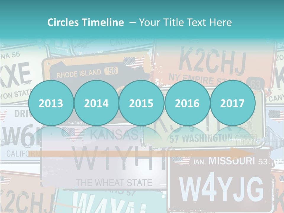 California Road Retro PowerPoint Template