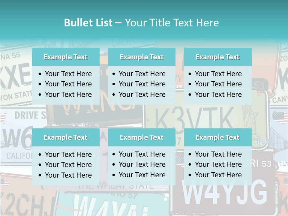 California Road Retro PowerPoint Template