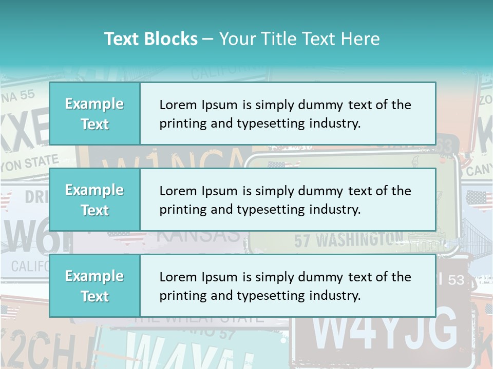 California Road Retro PowerPoint Template