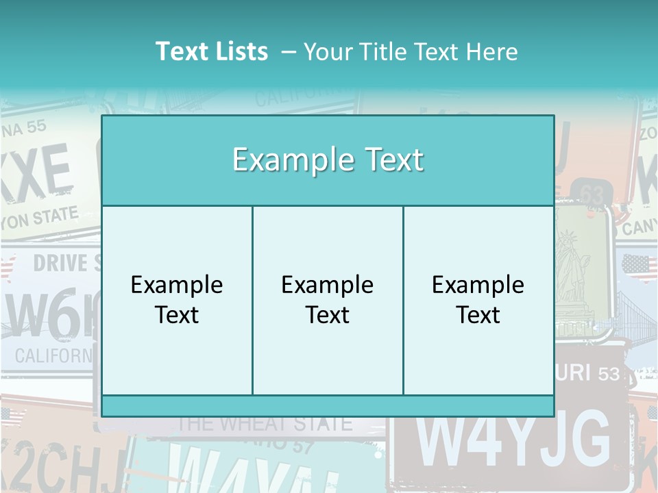 California Road Retro PowerPoint Template