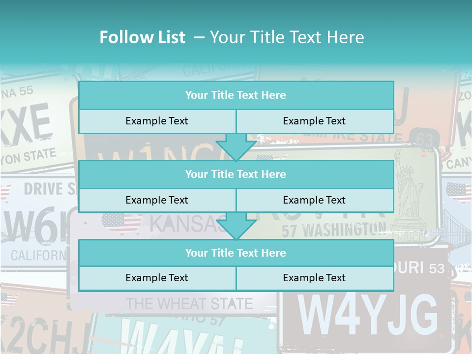 California Road Retro PowerPoint Template