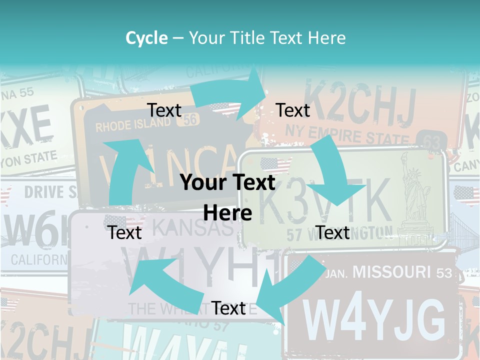 California Road Retro PowerPoint Template