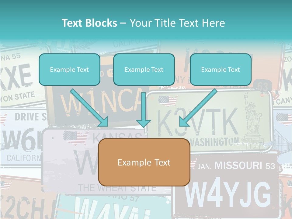 California Road Retro PowerPoint Template