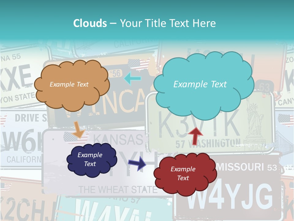 California Road Retro PowerPoint Template