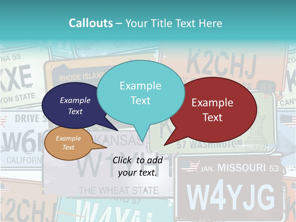 California Road Retro PowerPoint Template