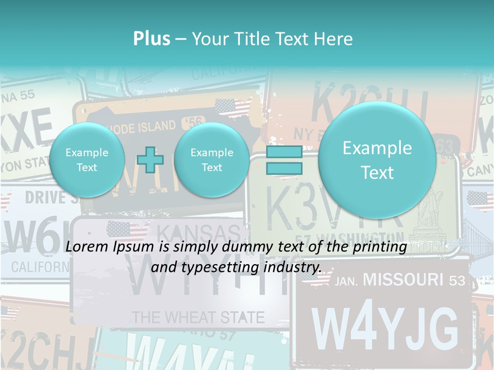 California Road Retro PowerPoint Template