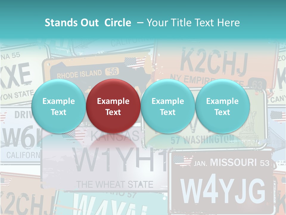 California Road Retro PowerPoint Template