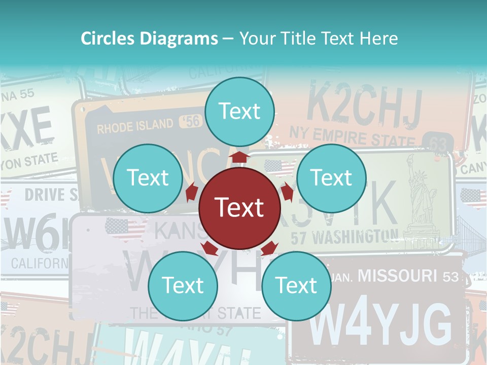 California Road Retro PowerPoint Template