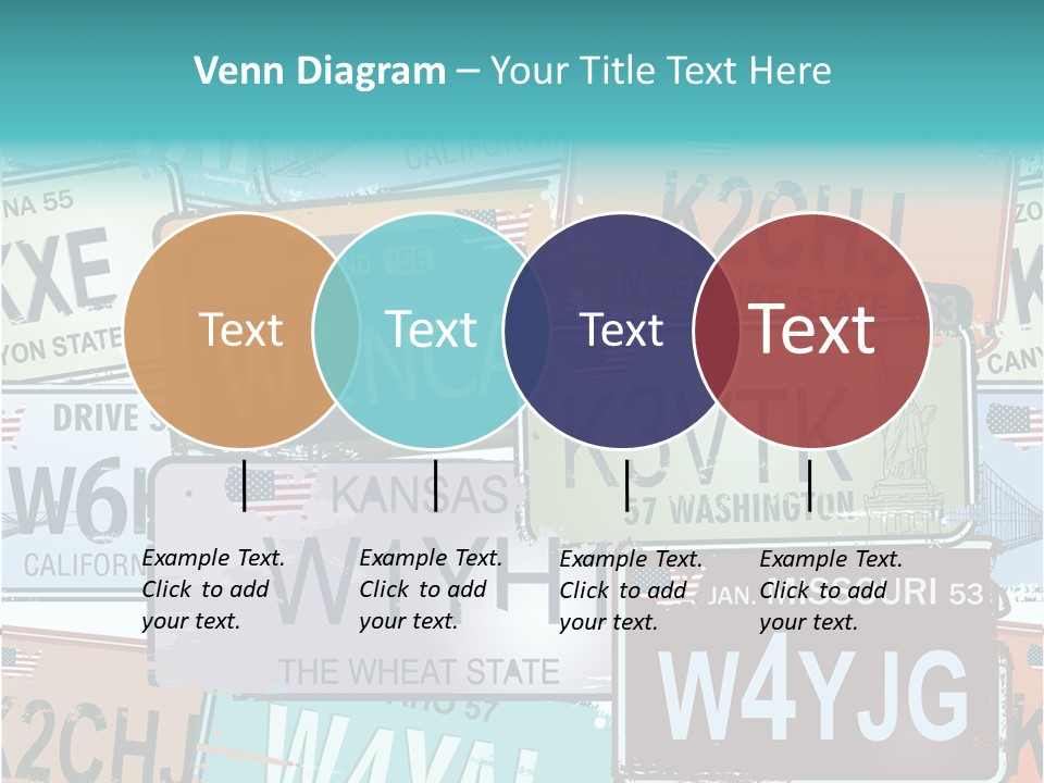 California Road Retro PowerPoint Template