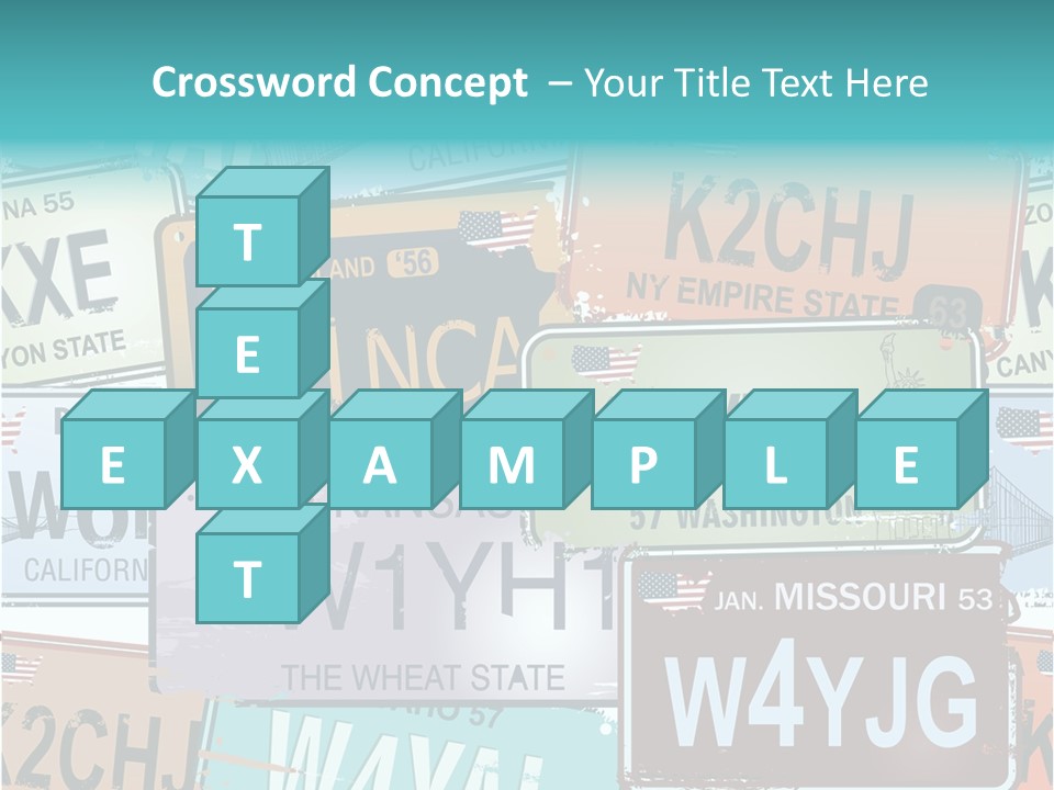 California Road Retro PowerPoint Template