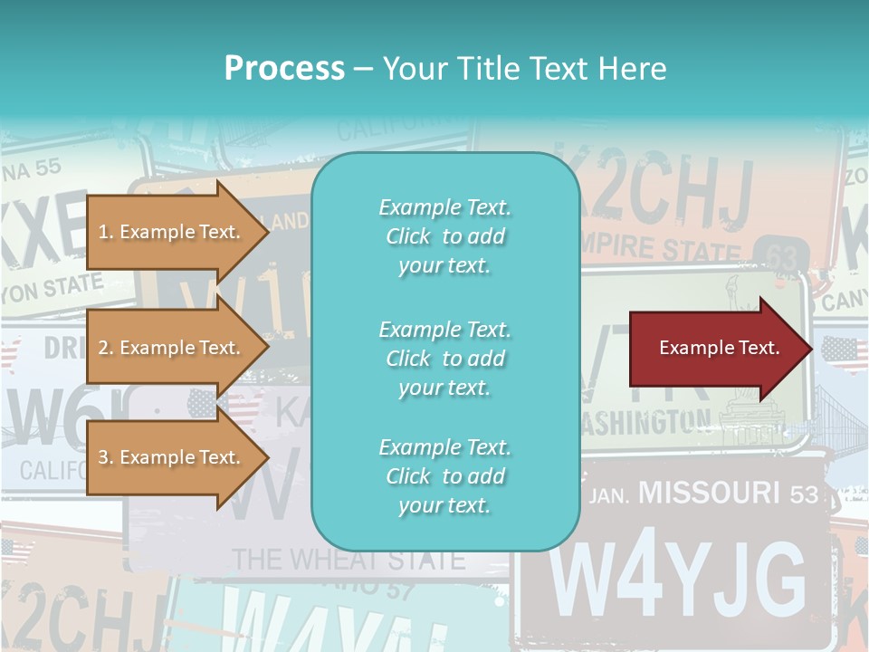 California Road Retro PowerPoint Template