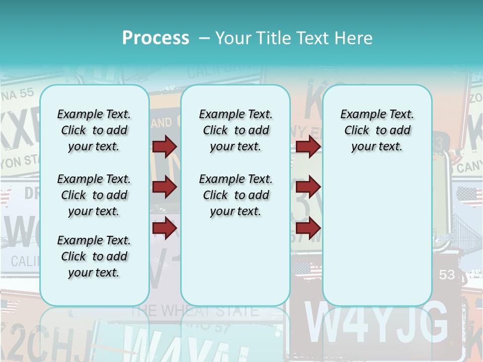 California Road Retro PowerPoint Template