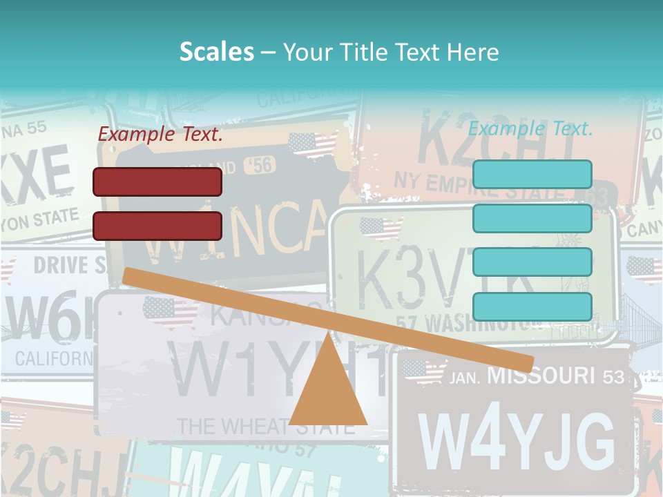 California Road Retro PowerPoint Template
