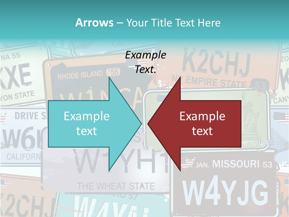 California Road Retro PowerPoint Template