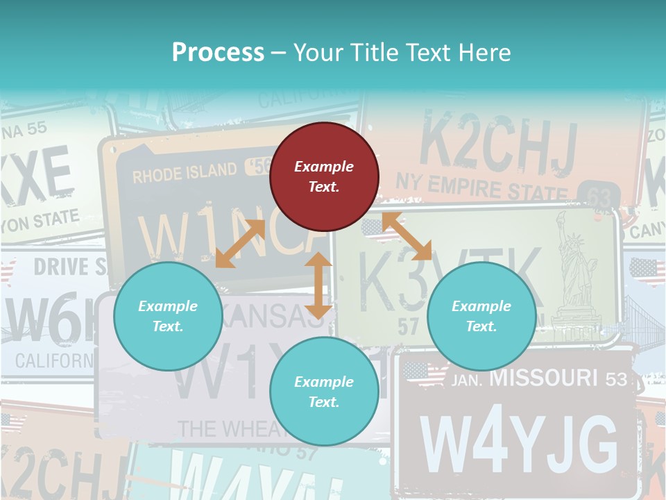 California Road Retro PowerPoint Template