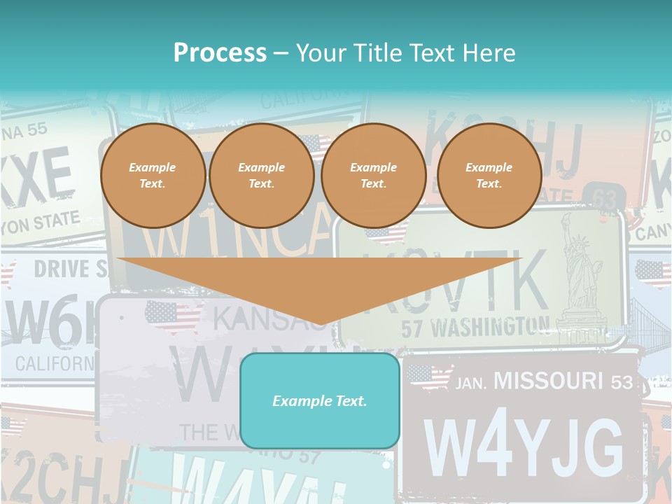 California Road Retro PowerPoint Template