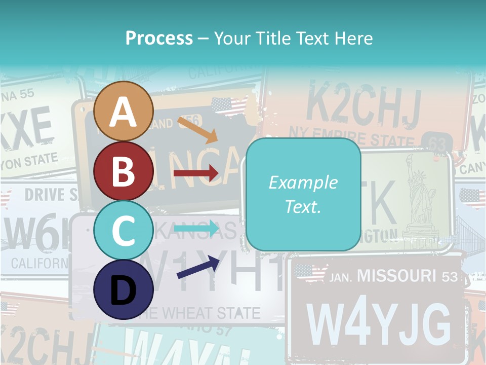 California Road Retro PowerPoint Template