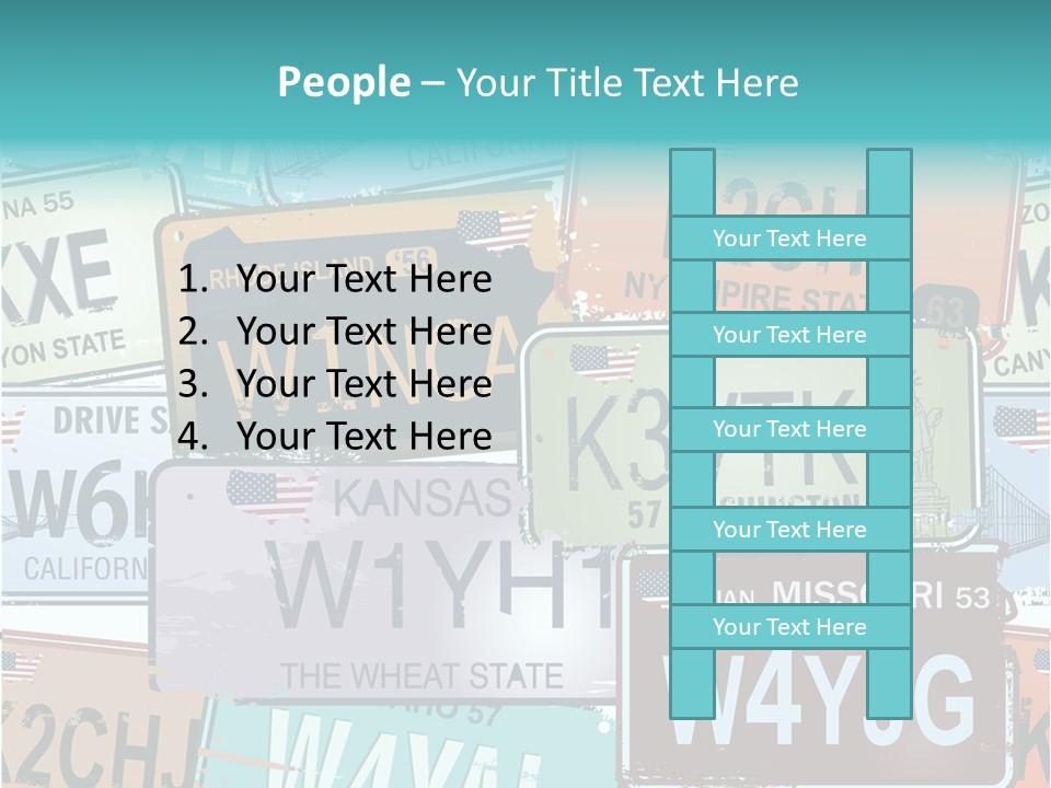 California Road Retro PowerPoint Template