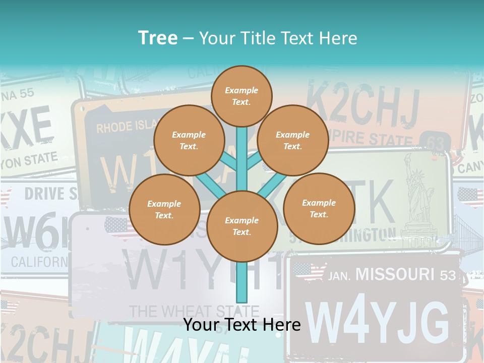 California Road Retro PowerPoint Template