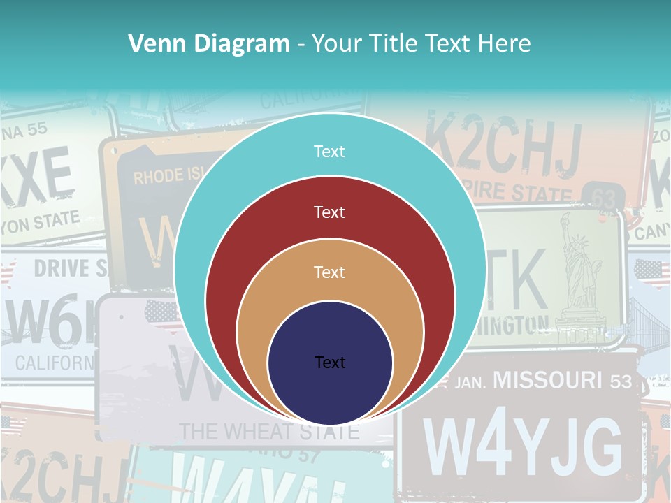 California Road Retro PowerPoint Template
