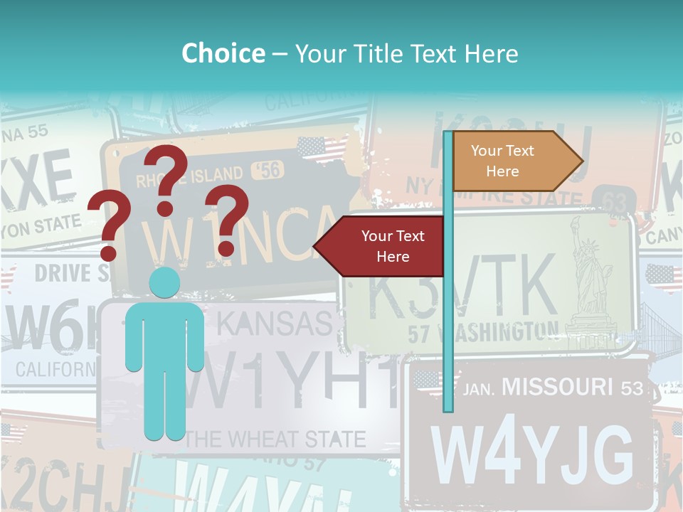 California Road Retro PowerPoint Template