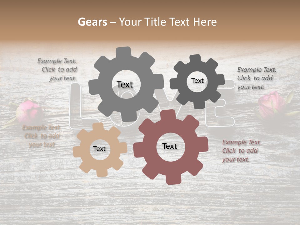 Gift Festive Profile PowerPoint Template