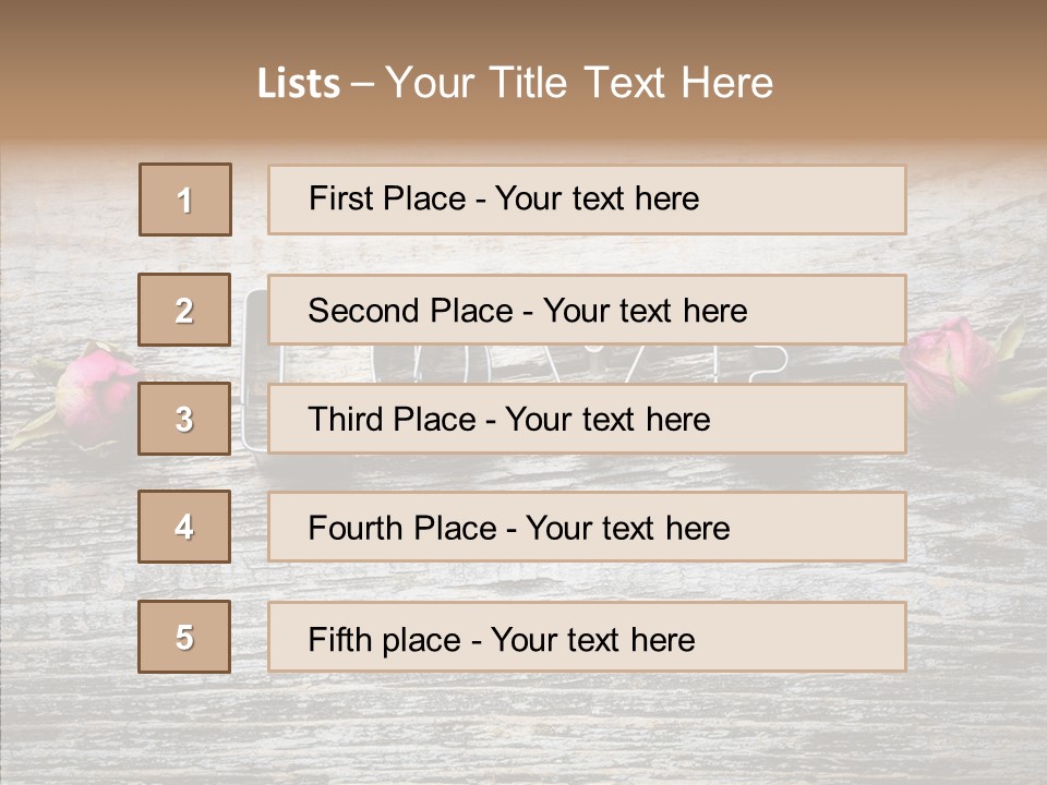 Gift Festive Profile PowerPoint Template
