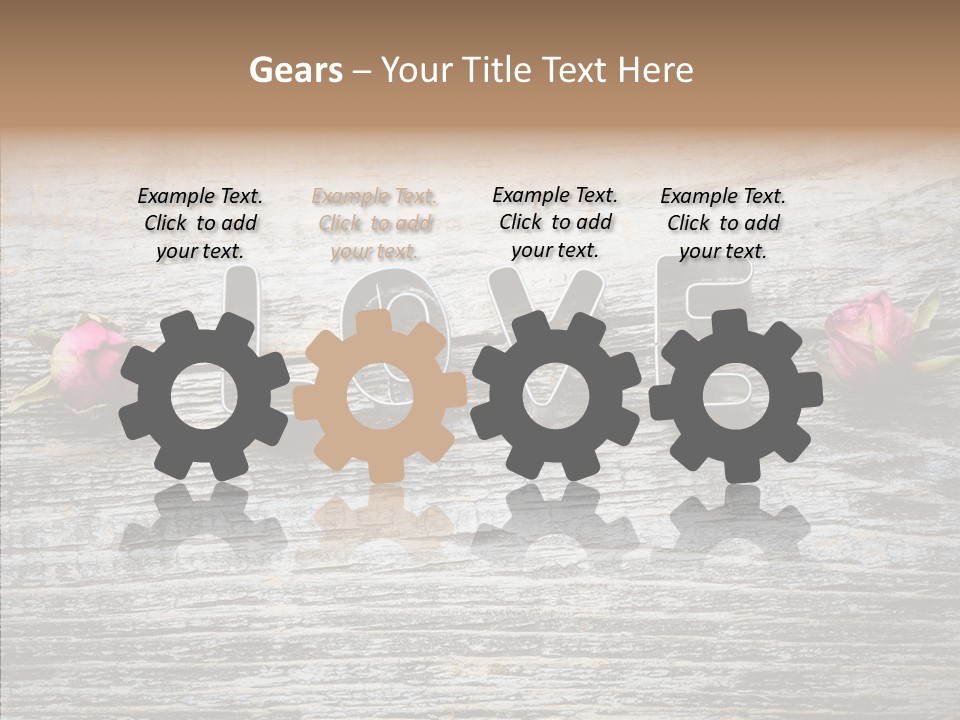 Gift Festive Profile PowerPoint Template