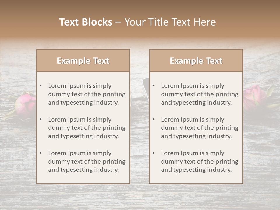 Gift Festive Profile PowerPoint Template