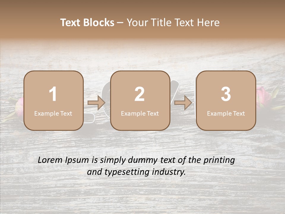 Gift Festive Profile PowerPoint Template