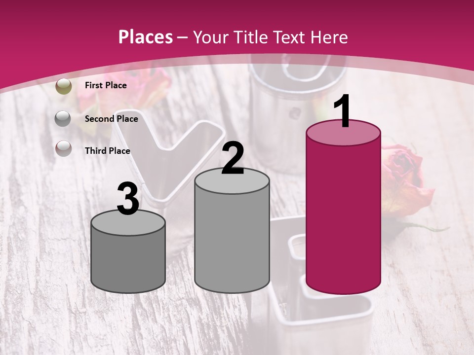 Ornament Pink Cutter PowerPoint Template