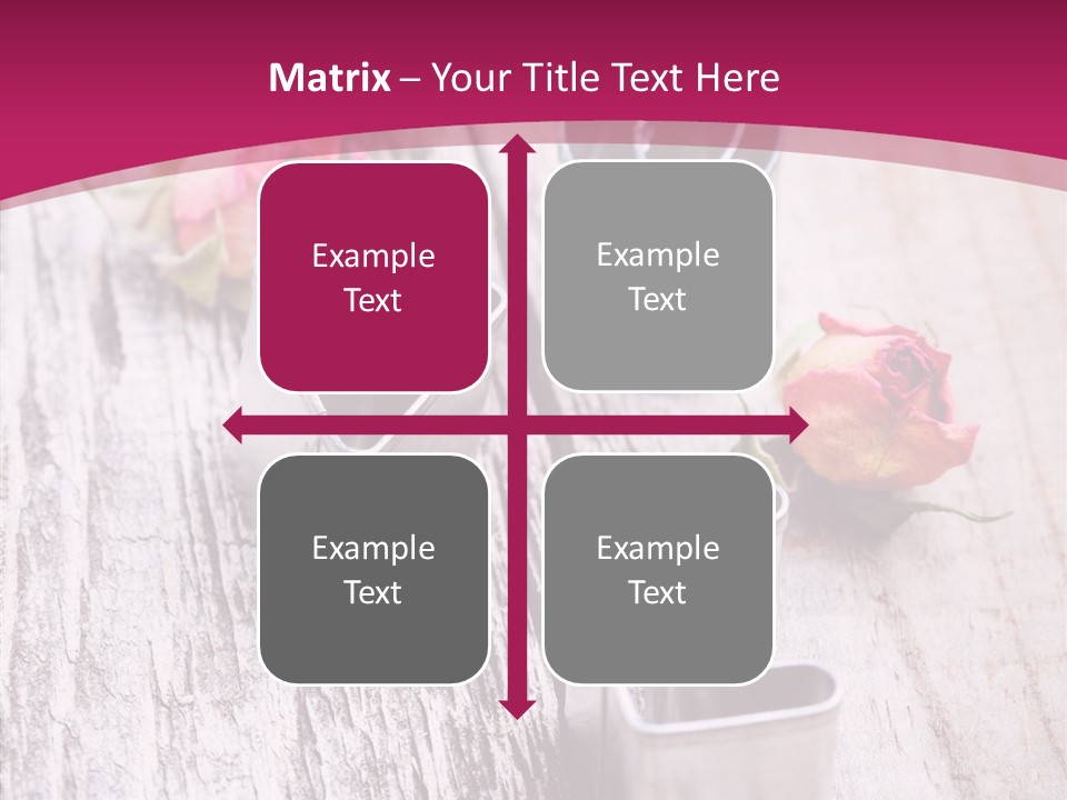 Ornament Pink Cutter PowerPoint Template