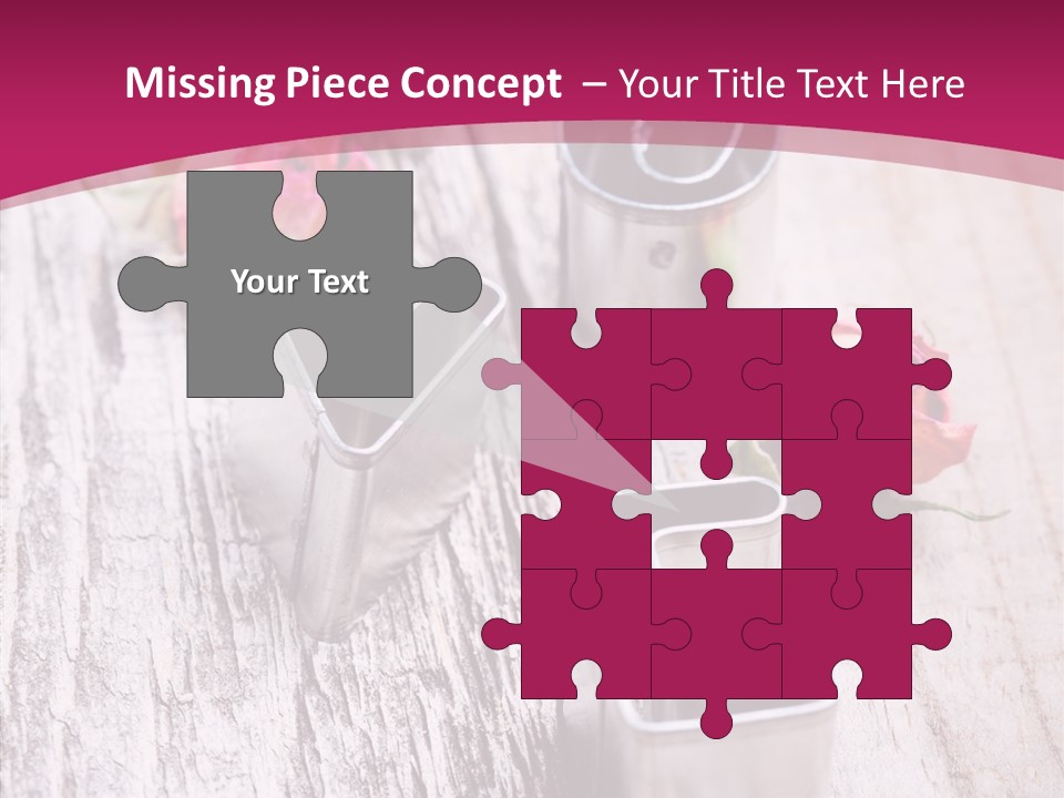 Ornament Pink Cutter PowerPoint Template