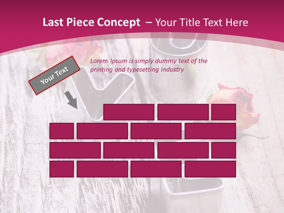 Ornament Pink Cutter PowerPoint Template