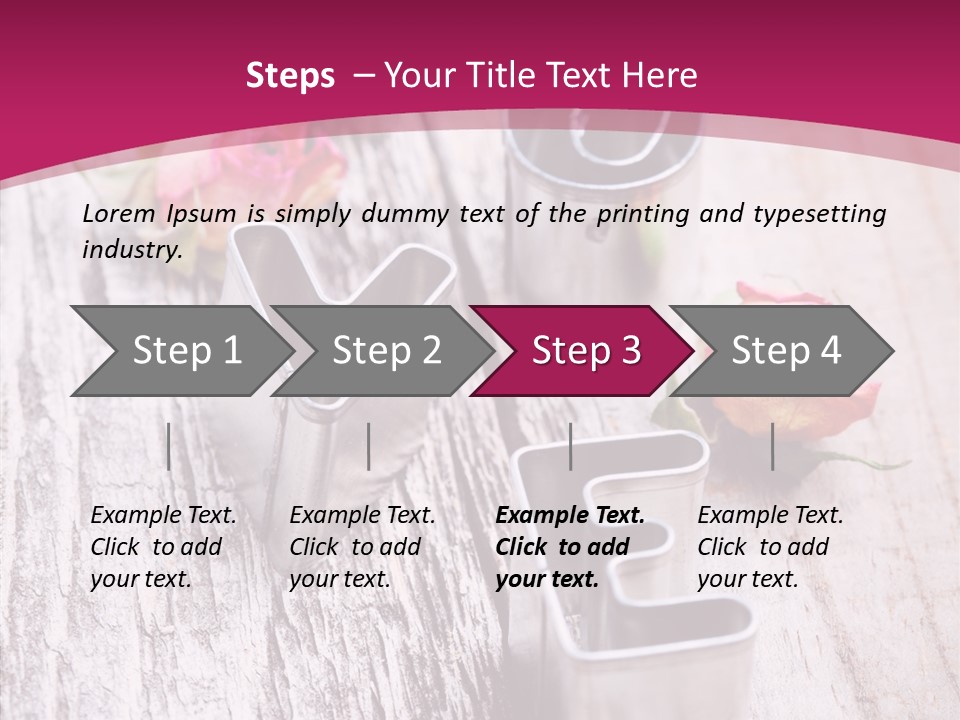 Ornament Pink Cutter PowerPoint Template