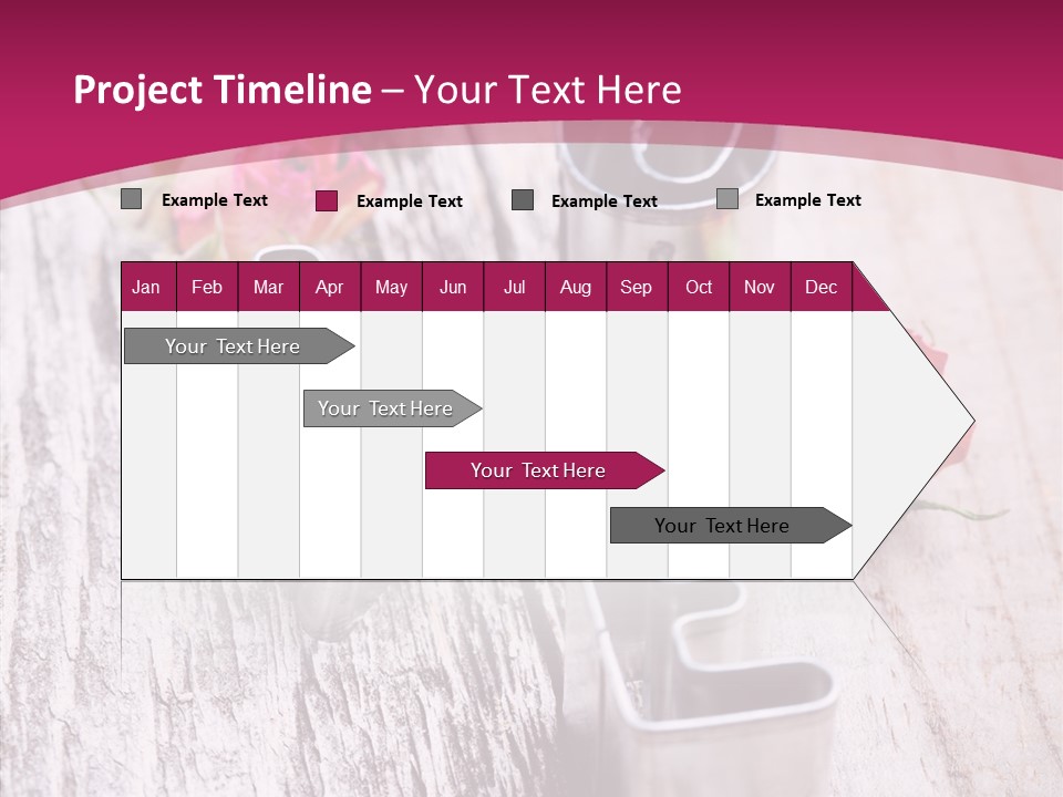 Ornament Pink Cutter PowerPoint Template
