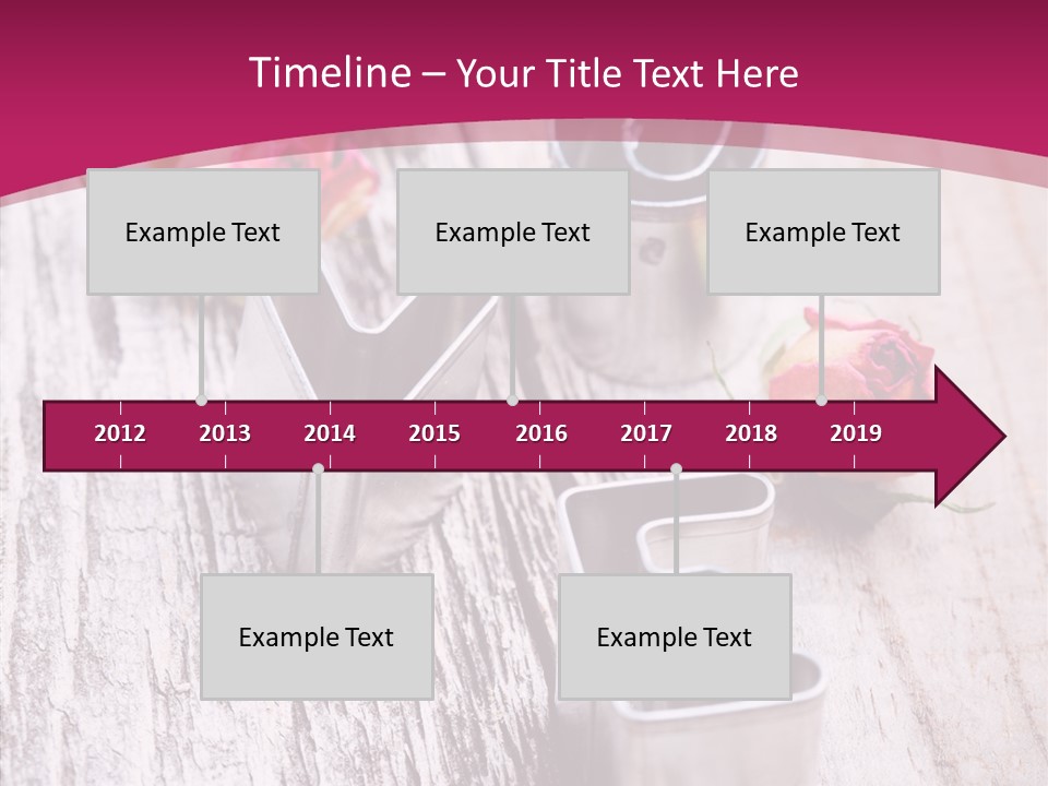 Ornament Pink Cutter PowerPoint Template