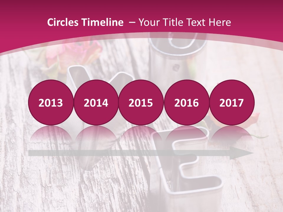 Ornament Pink Cutter PowerPoint Template